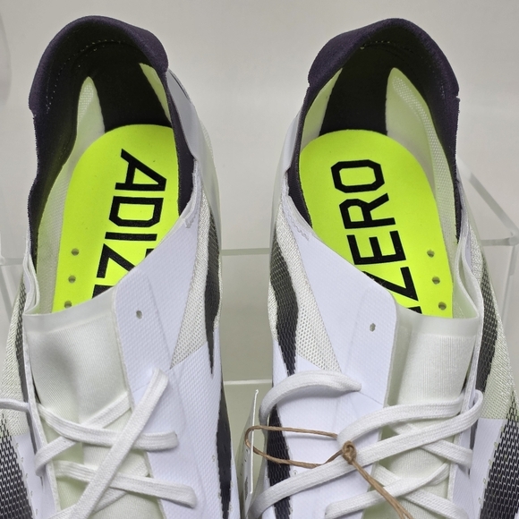 Adidas Adizero Finesse Track And Field White Core Green IE5487 Men’s Sz 14 New - Picture 11 of 14